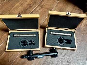 Coppia Microfoni Golden Age FC-4 + Rode Bar SB20