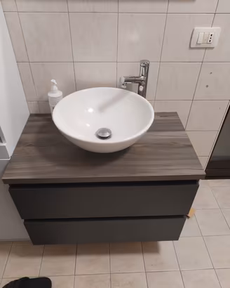 lavabo sospeso bagno 