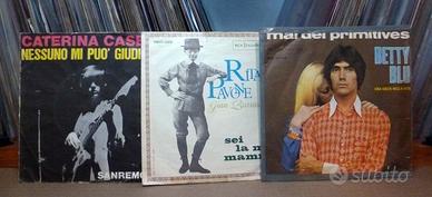 Lotto 7 single musica anni 60 italiana + 3 single