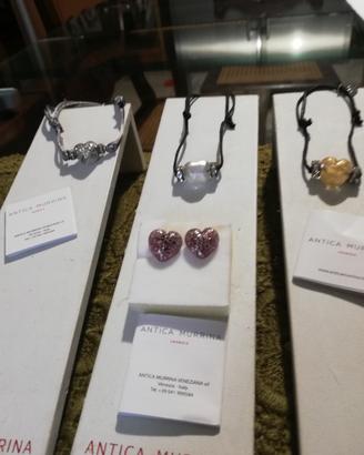Bracciali e orecchini antica murrina