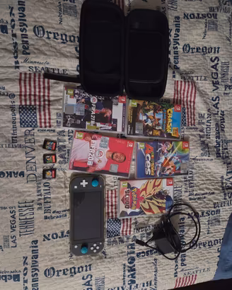 nintendo switch lite + 7 giochi