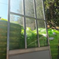 porta in alluminio e vetro