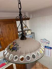 Lampadario a sospensione cucina in ceramica