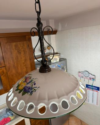 Lampadario a sospensione cucina in ceramica
