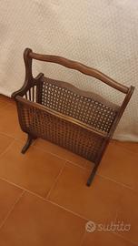 porta riviste vintage 