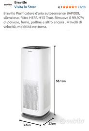 Purificatore d'aria Breville 