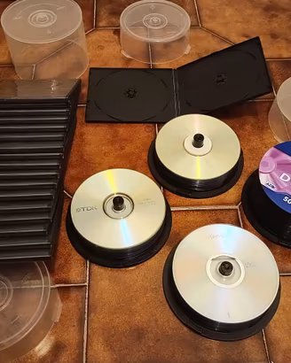120 DVD Vuoti (Verbatim TDK Intenso) + Custodie