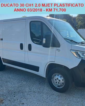 FIAT DUCATO 30 CH1 2.0 MJET - INTERNO RIVESTITO