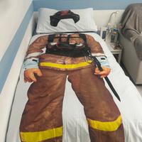 Copri piumone pompiere