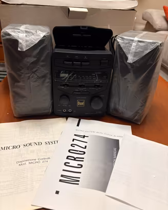 Micro System with Clock Alarm Micro 274 – Vintage