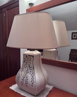 Lampada in ceramica da arredo beige