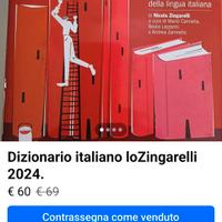 Dizionario di italiano lo Zingarelli
