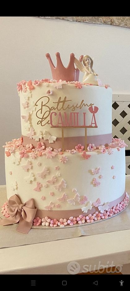 Torta+battesimo+bambino - Vendita in Tutto per i bambini 