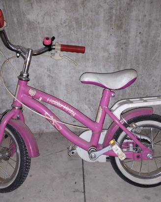 Bicicletta da bambina colore rosa da 20 pollici