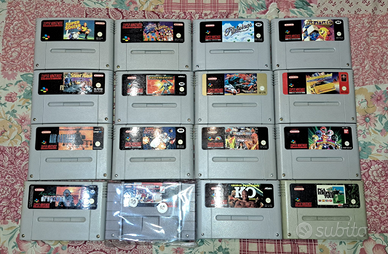 Cartucce nintendo snes e nes