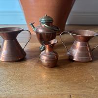 Set oggetti in rame vintage