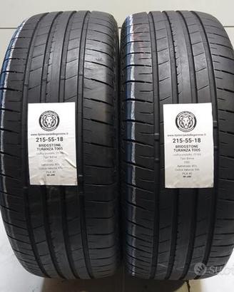 2 gomme 215 55 18 bridgestone a29165