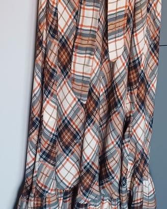 Vestito Midi Tartan Kikisix - 100% viscosa- 