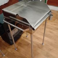 barbecue a gas totalmente in acciaio inox 