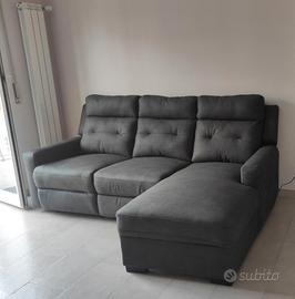 Divano Milos 3 posti con penisola - Mondo C - Roma