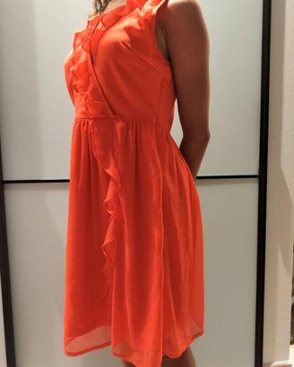 Vestito estivo color corallo