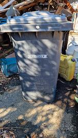 bidone spazzatura carellato