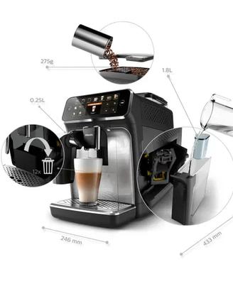 macchina caffè automatica con cappuccino Philips