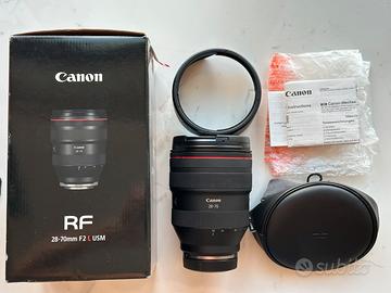 Canon RF 28-70mm F2 L USM – Scatola e accessori