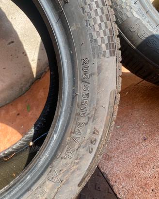 coppia pneumatici 205/55 R16 4 stagioni