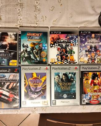 giochi PS2 e PS3 