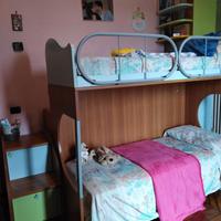 CAMERETTA BIMBI CON SOPPALCO E TUNNEL CONTENITORE