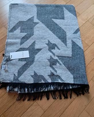 Sciarpone nuovo grigio CONBIPEL