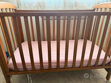 Lettino culla giordani con materassino