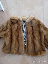 giacca pelliccia zibellino 