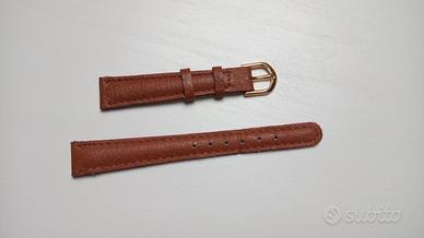 Cinturino donna marrone mm 13 vera pelle vintage