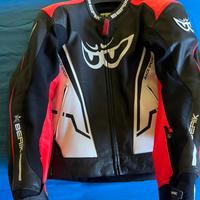 Giubbotto moto invernale in pelle