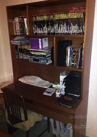 Scrivania con libreria in ciliegio anno 1994