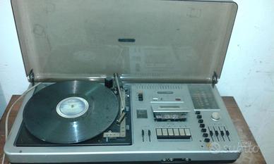 Stereo Compatto Rank Arena Vintage Cassette Dischi