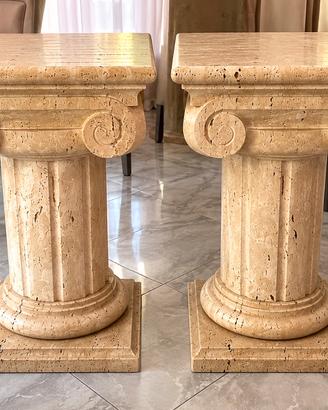 Coppia di Capitelli in Marmo per Tavolo – €500
