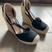 ESPADRILLAS sandali con zeppa