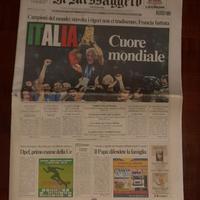 Il messaggero 10 luglio 2006 mondiali Italia