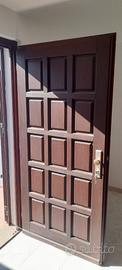 Porta in legno x esterno completa