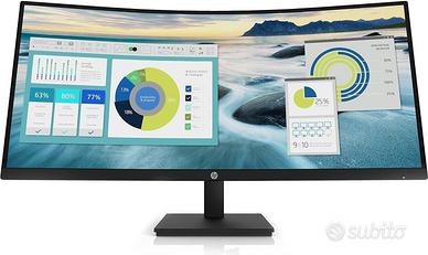 HP P34hc G4 Monitor, Schermo Curvo da 34"