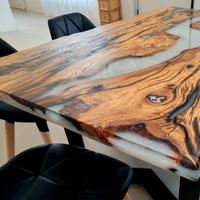 🌿Tavoli in legno e resina 