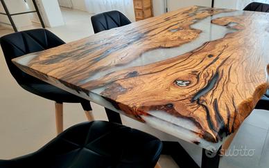 🌿Tavoli in legno e resina 