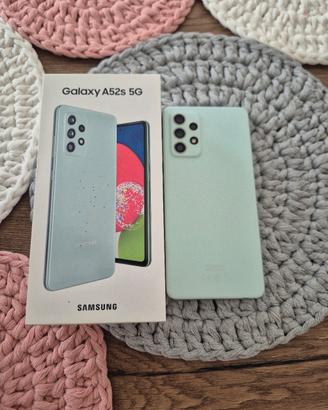 Samsung Galaxy A52s 5G 128GB verde acqua + scatola