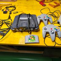 Nintendo 64 + 2 joystick + super Mario bros