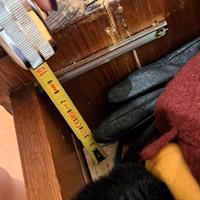 Panca in legno con cassettone