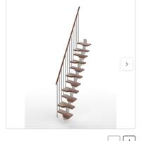 Scala a rampa passo giapponese