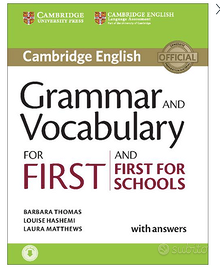 Cambridge grammar for first certificate.